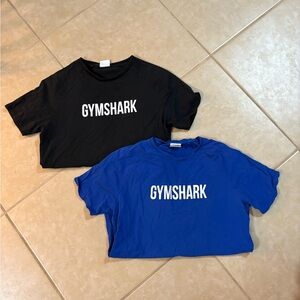 Gymshark Black and Blue T-Shirt Bundle 2 Medium